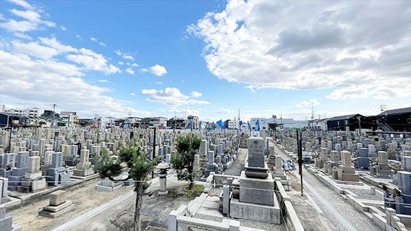 東大阪市立長瀬墓地の写真