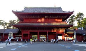 増上寺の三門の写真