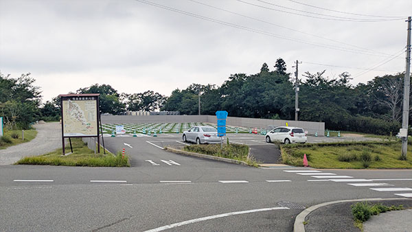 神戸市立鵯越墓園の「期限付墓地」の全体写真